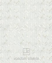 Mini Chevron (Calacatta Dore)